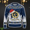 Winnipeg Jets Ugly Christmas Sweater Snowflakes Santa Hat Logo For Men And Women Gift Christmas - Winnipeg Jets Ugly Christmas Sweater_2