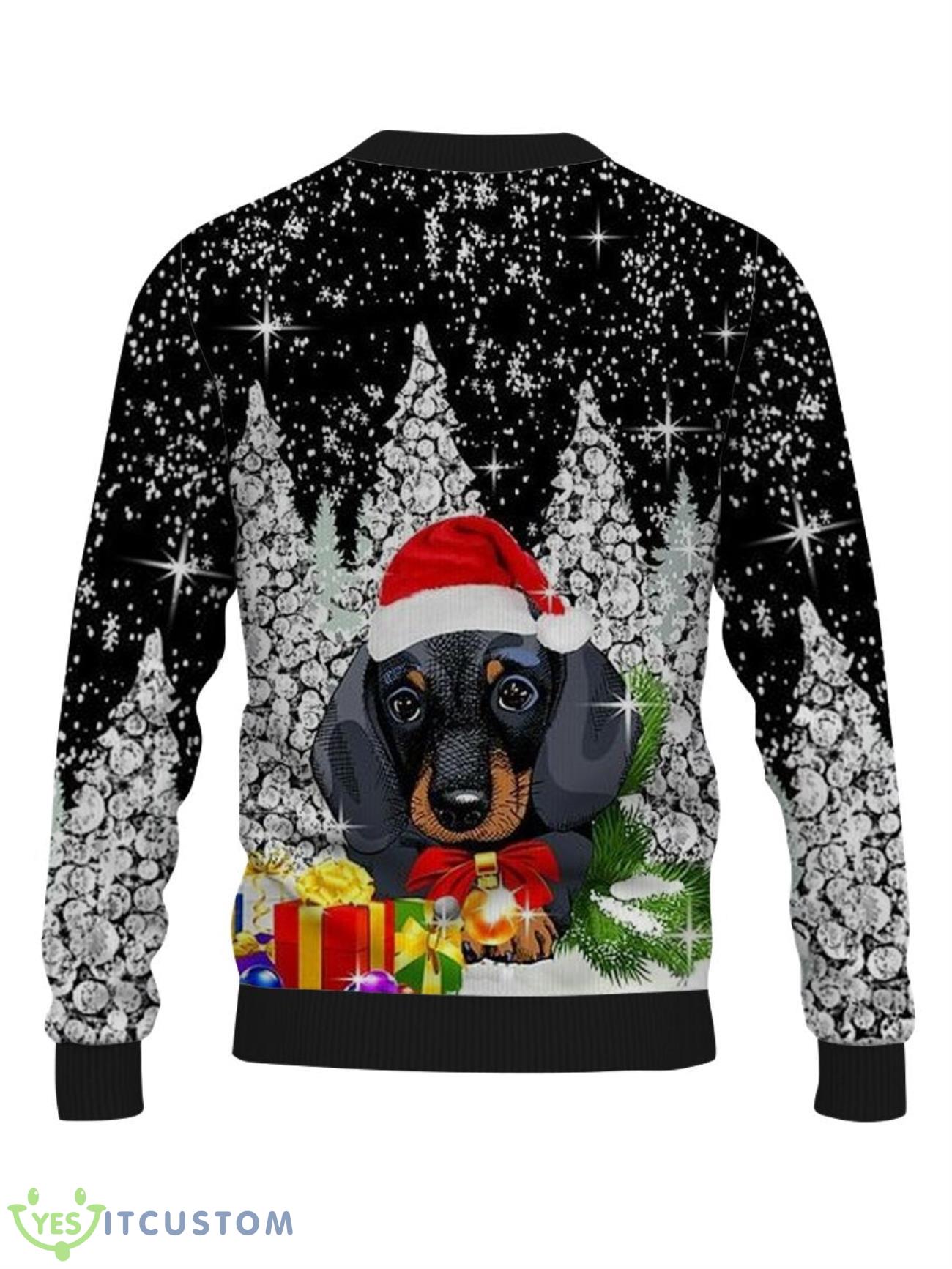 Winter Dachshund 3D Ugly Christmas Sweater, Xmas Gift For Everyone 6 Winter Dachshund 3D Ugly Christmas Sweater, Xmas Gift For Everyone Product Photo 2