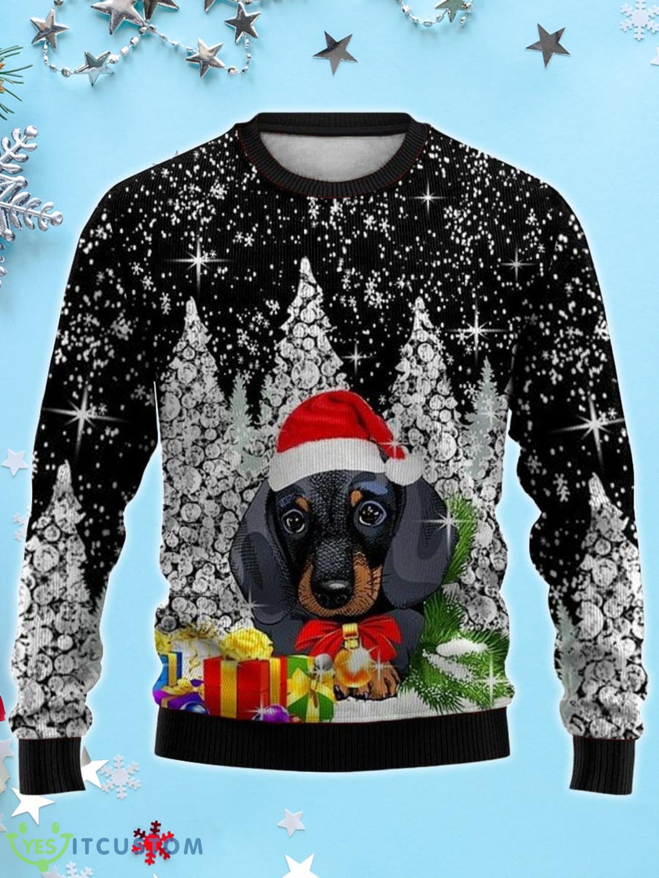 Winter Dachshund 3D Ugly Christmas Sweater, Xmas Gift For Everyone 5 Winter Dachshund 3D Ugly Christmas Sweater, Xmas Gift For Everyone Product Photo 1
