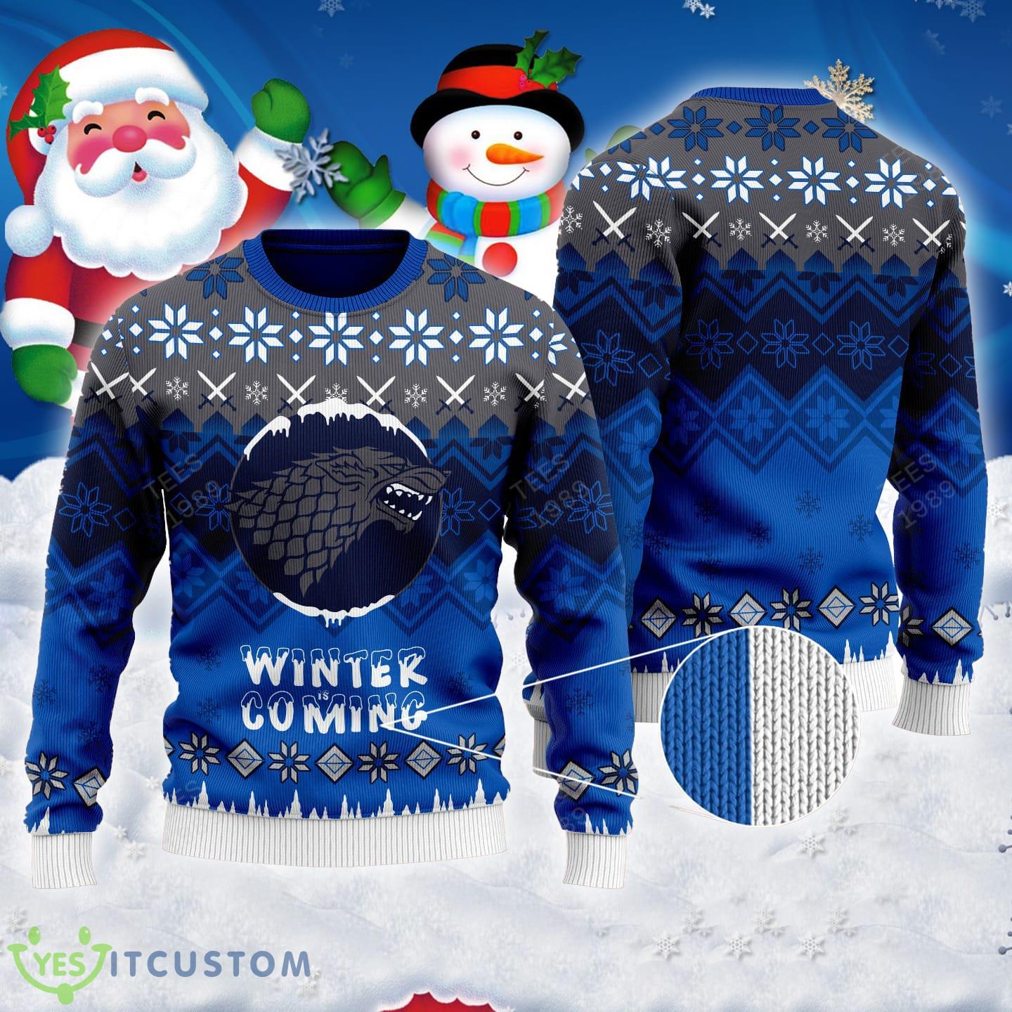 Winter Is Coming Stark Ugly 3D Sweater Gift For Christmas 3 Winter Is Coming Stark Ugly 3D Sweater Gift For Christmas - Winter Is Coming Stark Ugly 3D Sweater Gift For Christmas