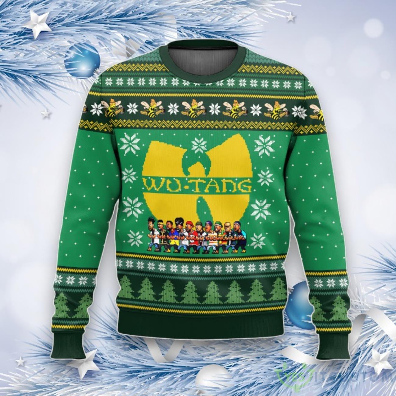 Wu-Tang Ugly Christmas Sweater 3 Wu-Tang Ugly Christmas Sweater Product Photo 1