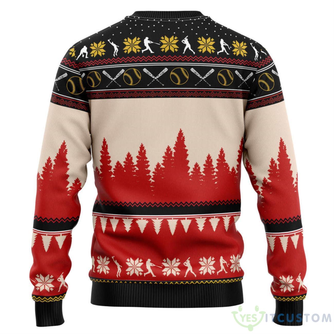 Xmas Time For Baseball Ugly Christmas Sweater 6 Xmas Time For Baseball Ugly Christmas Sweater Product Photo 2