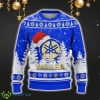 Yamaha Blue Ugly Christmas Sweater Car Lovers Santa Hat Tree Christmas For Fans Gift - Yamaha Blue Ugly Christmas Sweater_2