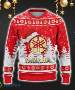 Yamaha Ugly Christmas Sweater Car Lovers Santa Hat Tree Christmas For Fans Gift - Yamaha Ugly Christmas Sweater_2