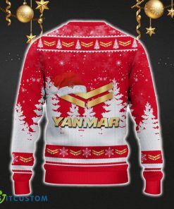 Yanmar Ugly Christmas Sweater Car Lovers Santa Hat Tree Christmas For Fans Gift - Yanmar Ugly Christmas Sweater_3