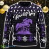 Yipee Ki-Yay Show Jumping Funny Knitted Christmas New AOP Gift Holidays - Yipee Ki-Yay Show Jumping Sweater_1