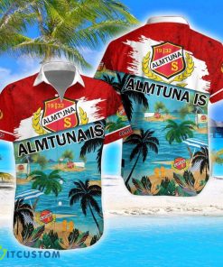 Almtuna IS Beach Coconut Pattern Aloha Hawaiian Shirt And Shorts Product Photo 1