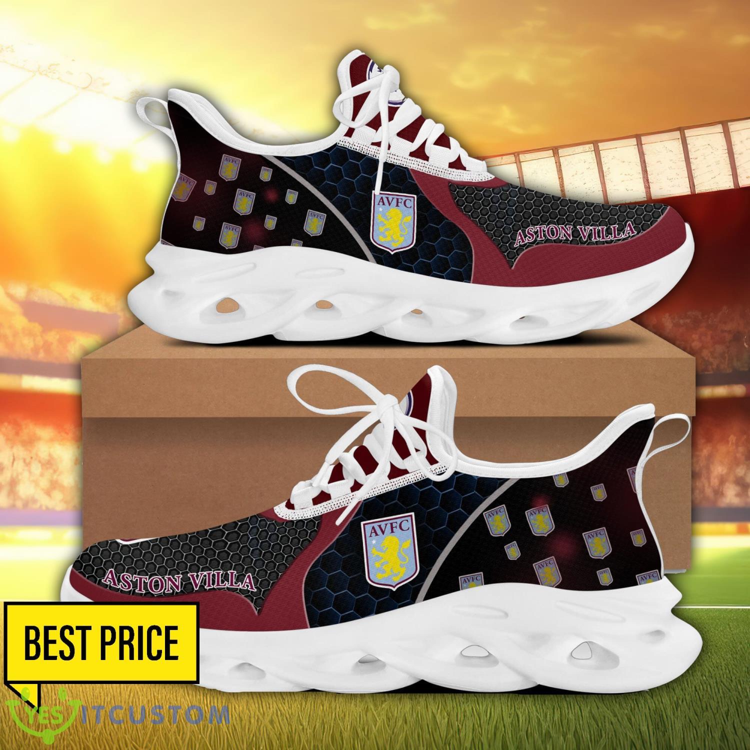 Aston Villa F.C Max Soul Shoes Running Sneakers For Fans Men Andnd Women Shoes 2 Aston Villa F.C Max Soul Shoes Running Sneakers For Fans Men Andnd Women Shoes Product Photo 2