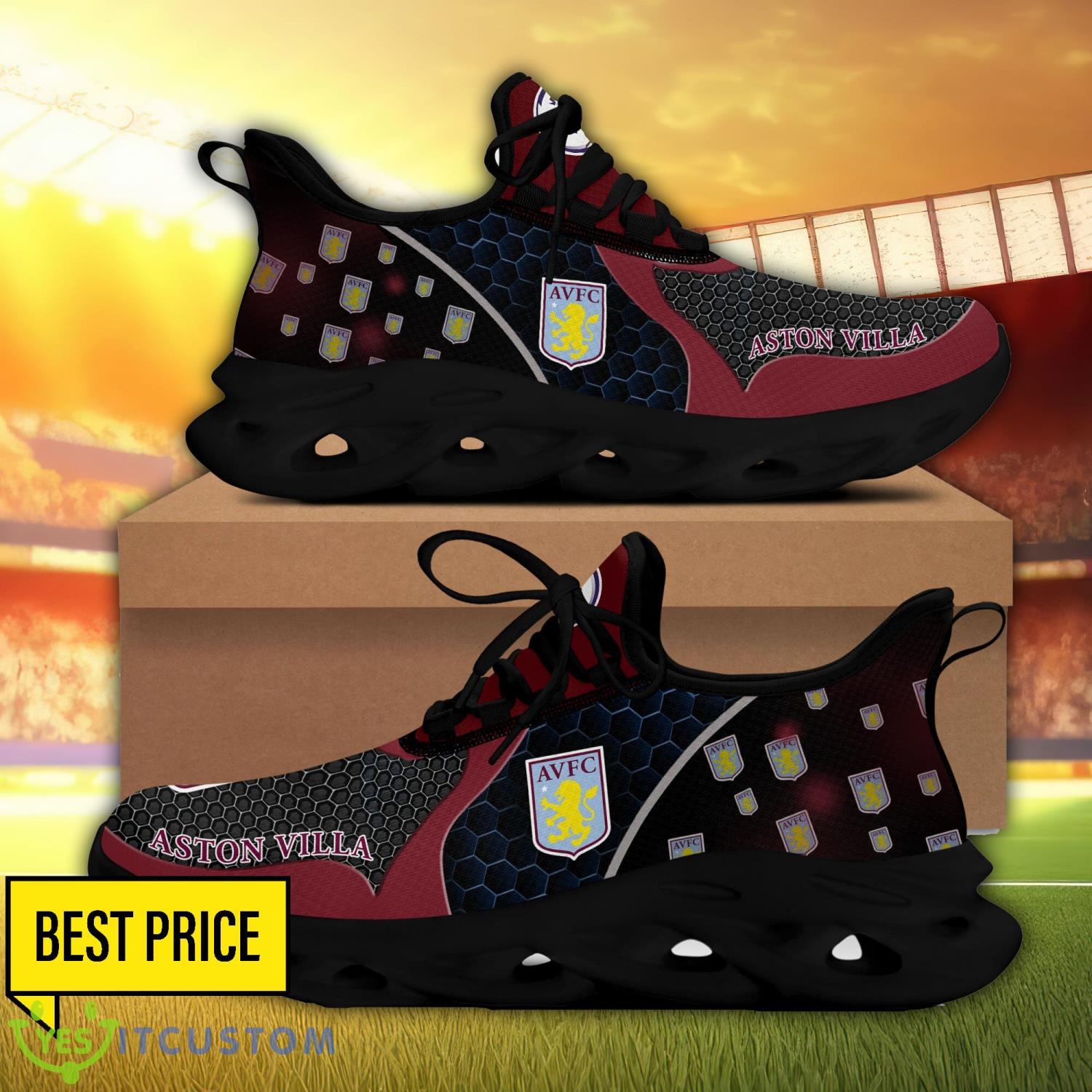 Aston Villa F.C Max Soul Shoes Running Sneakers For Fans Men Andnd Women Shoes 14 Aston Villa F.C Max Soul Shoes Running Sneakers For Fans Men Andnd Women Shoes Product Photo 5
