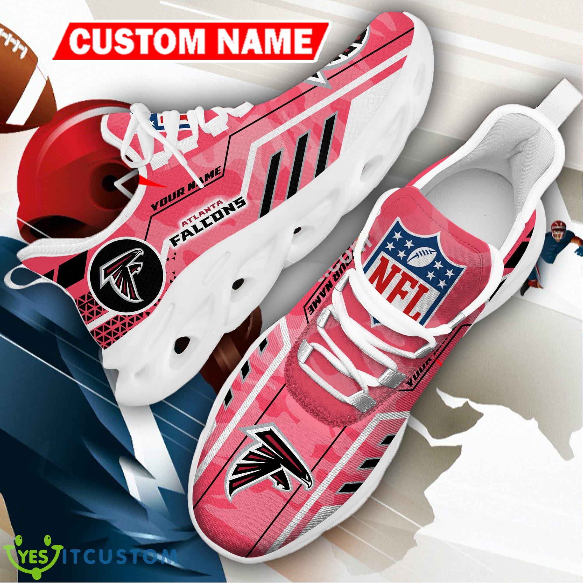 Atlanta Falcons NFL Logo Chunky Sneakers Camo Pink Max Soul Shoes Personalized 5 Atlanta Falcons NFL Logo Chunky Sneakers Camo Pink Max Soul Shoes Personalized - Atlanta Falcons NFL Logo Chunky Sneakers Camo Max Soul Shoes Personalized Photo 13
