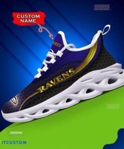 Baltimore Ravens Max Soul Shoes Luxury Custom Name - Baltimore Ravens Max Soul Shoes _2