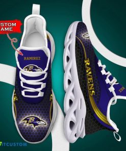 Baltimore Ravens Max Soul Shoes Luxury Custom Name - Baltimore Ravens Max Soul Shoes _1