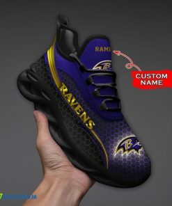 Baltimore Ravens Max Soul Shoes Luxury Custom Name - Baltimore Ravens Max Soul Shoes _8