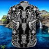 Bicycle Skull Pattern Art All Over Printed Hawaiian Shirt Impressive Gift Product Photo 1
