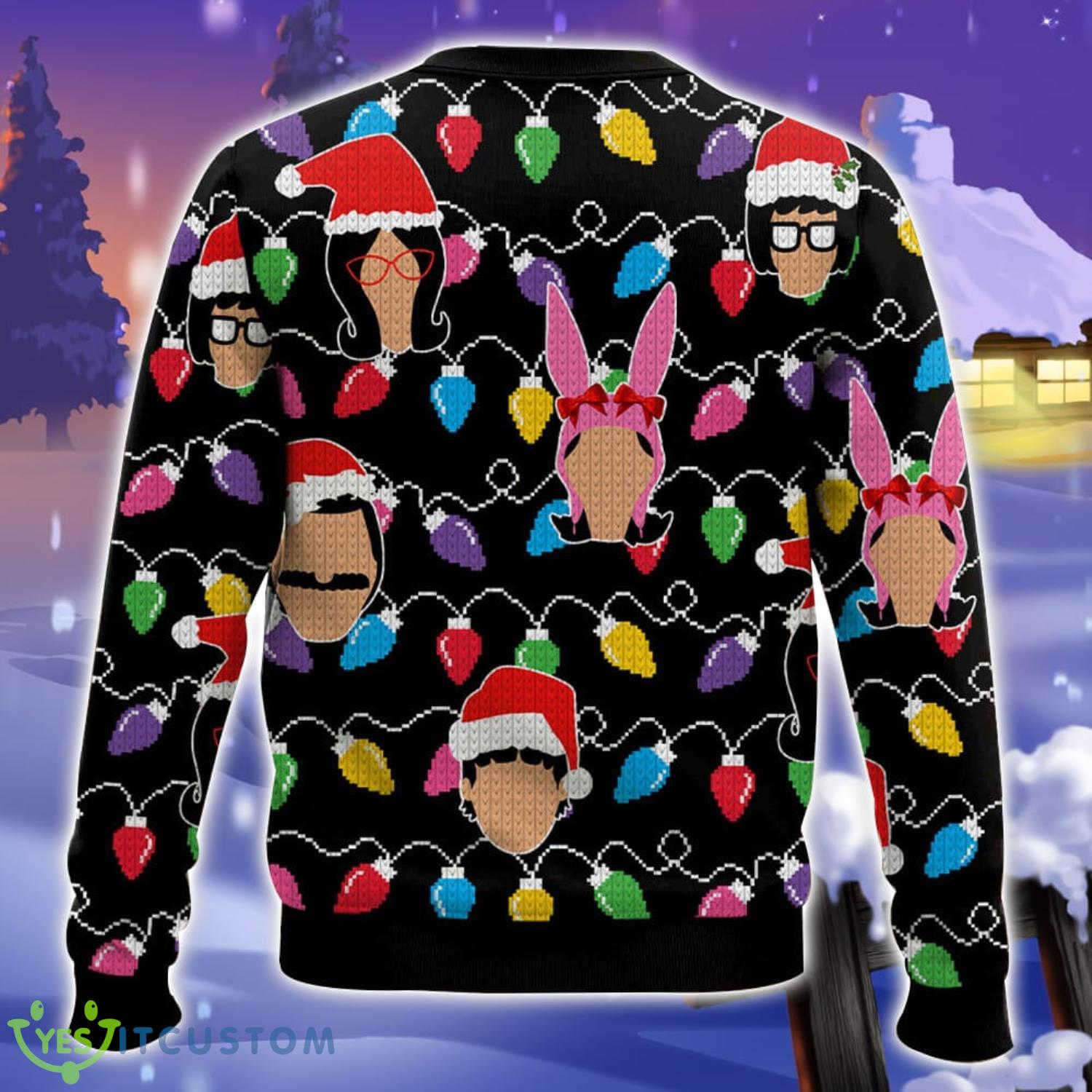 Bob’s Burgers Christmas Hats Holiday Christmas Leds 3D Ugly Christmas Sweater 2023 Holiday Christmas Gift 6 Bob’s Burgers Christmas Hats Holiday Christmas Leds 3D Ugly Christmas Sweater 2023 Holiday Christmas Gift Product Photo 2