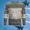 Boeing 717 Aircraft Knitted Xmas Sweater New AOP Gift Holidays - Boeing 717_Aircraft Ugly Sweater_2