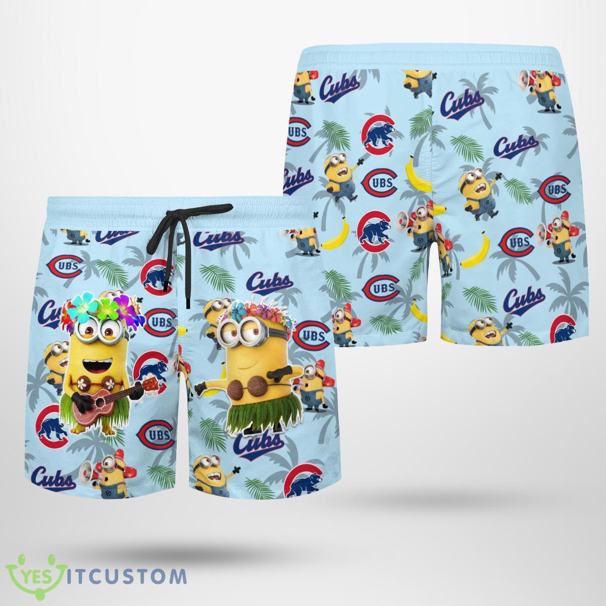 Chicago Cubs Minion Set Hawaiian Shirt And Short Gift For Fans 3 Chicago Cubs Minion Set Hawaiian Shirt And Short Gift For Fans - Chicago Cubs Minion Hawaiian Shirt_5