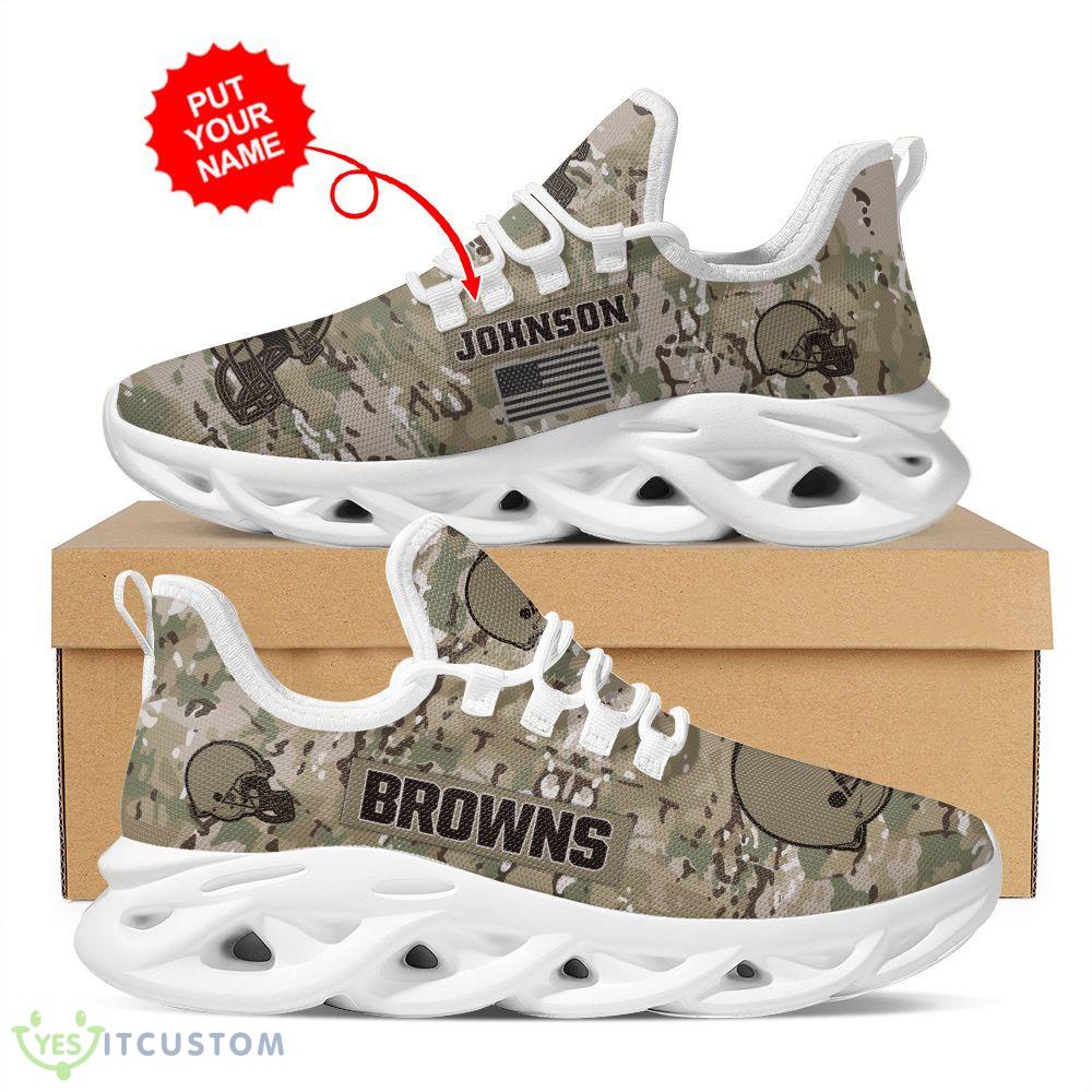 Cleveland Browns Us Army Military Rank Design Camouflage Custom Name Max Soul Sneakers For Men Womenfootball Fans 12 Cleveland Browns Us Army Military Rank Design Camouflage Custom Name Max Soul Sneakers For Men Womenfootball Fans - 141223-102025