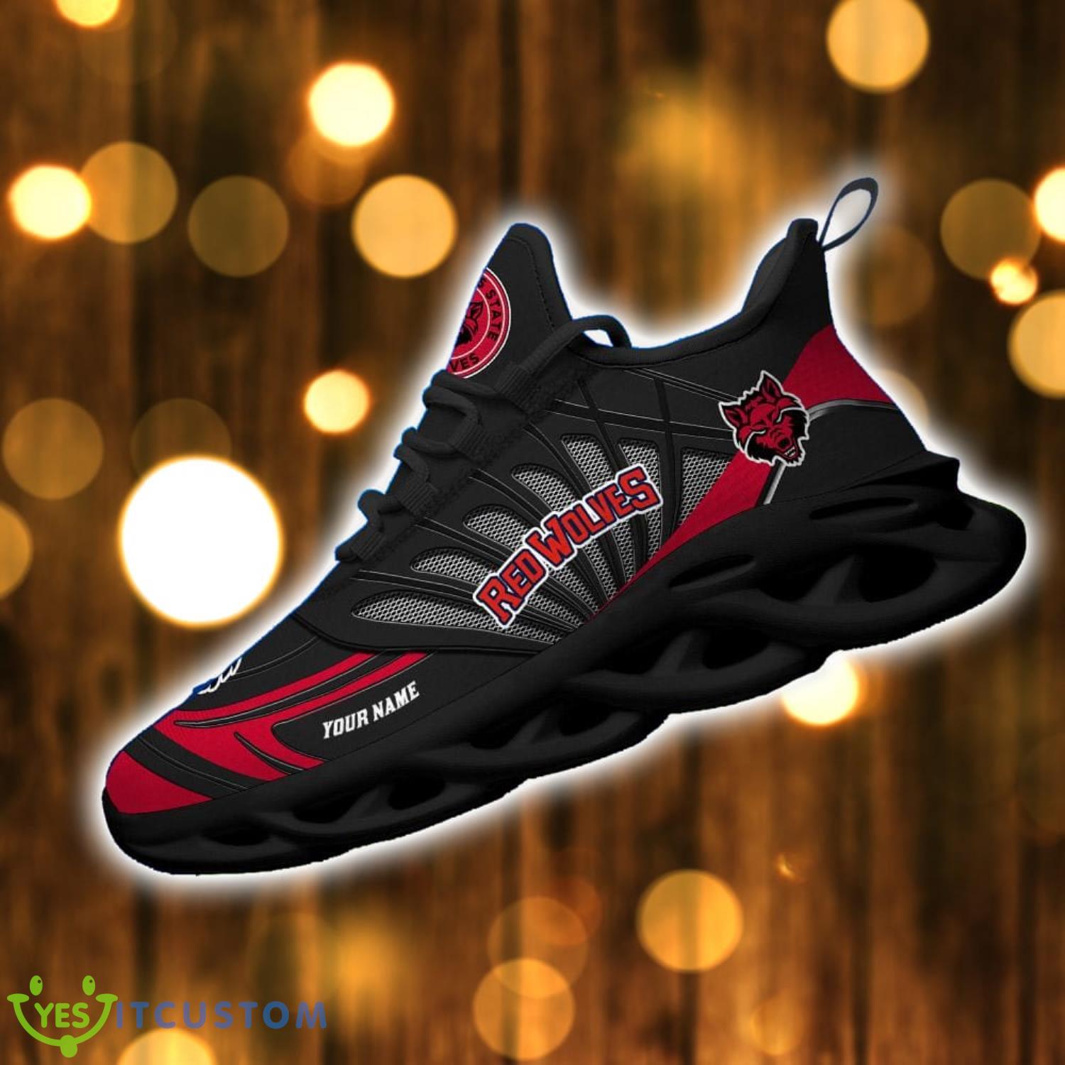 Custom Name Arkansas State Red Wolves Custom Name Max Soul Shoes Fans Gift 2 Custom Name Arkansas State Red Wolves Custom Name Max Soul Shoes Fans Gift Product Photo 2