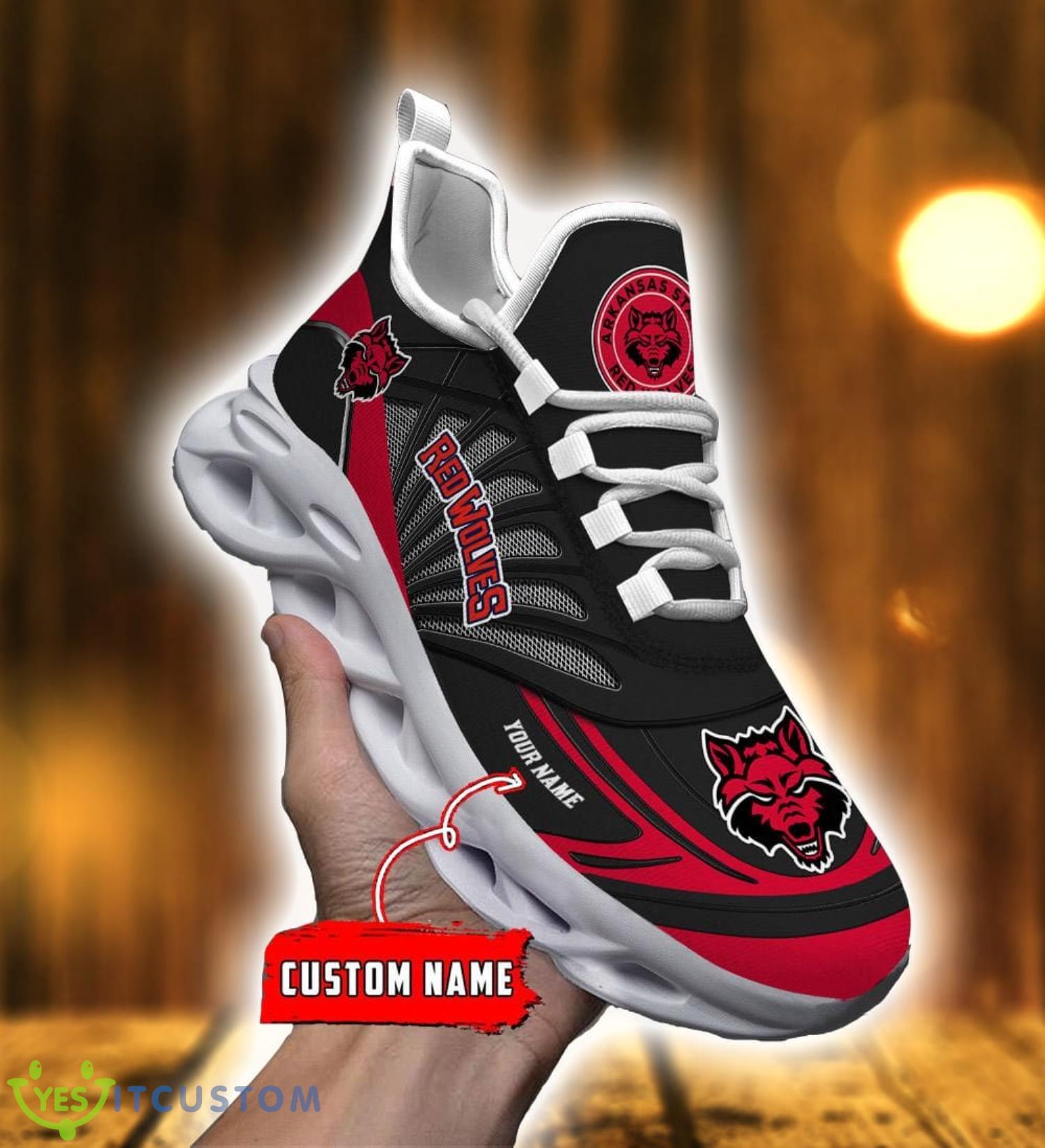 Custom Name Arkansas State Red Wolves Custom Name Max Soul Shoes Fans Gift 11 Custom Name Arkansas State Red Wolves Custom Name Max Soul Shoes Fans Gift Product Photo 1