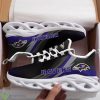 Custom Name Baltimore Ravens Triangle Custom Max Soul Sneakers For Men Women Football Fanfootball Fan - Baltimore Ravens Triangle Custom Max Soul Sneakers Running Sports Shoes_1