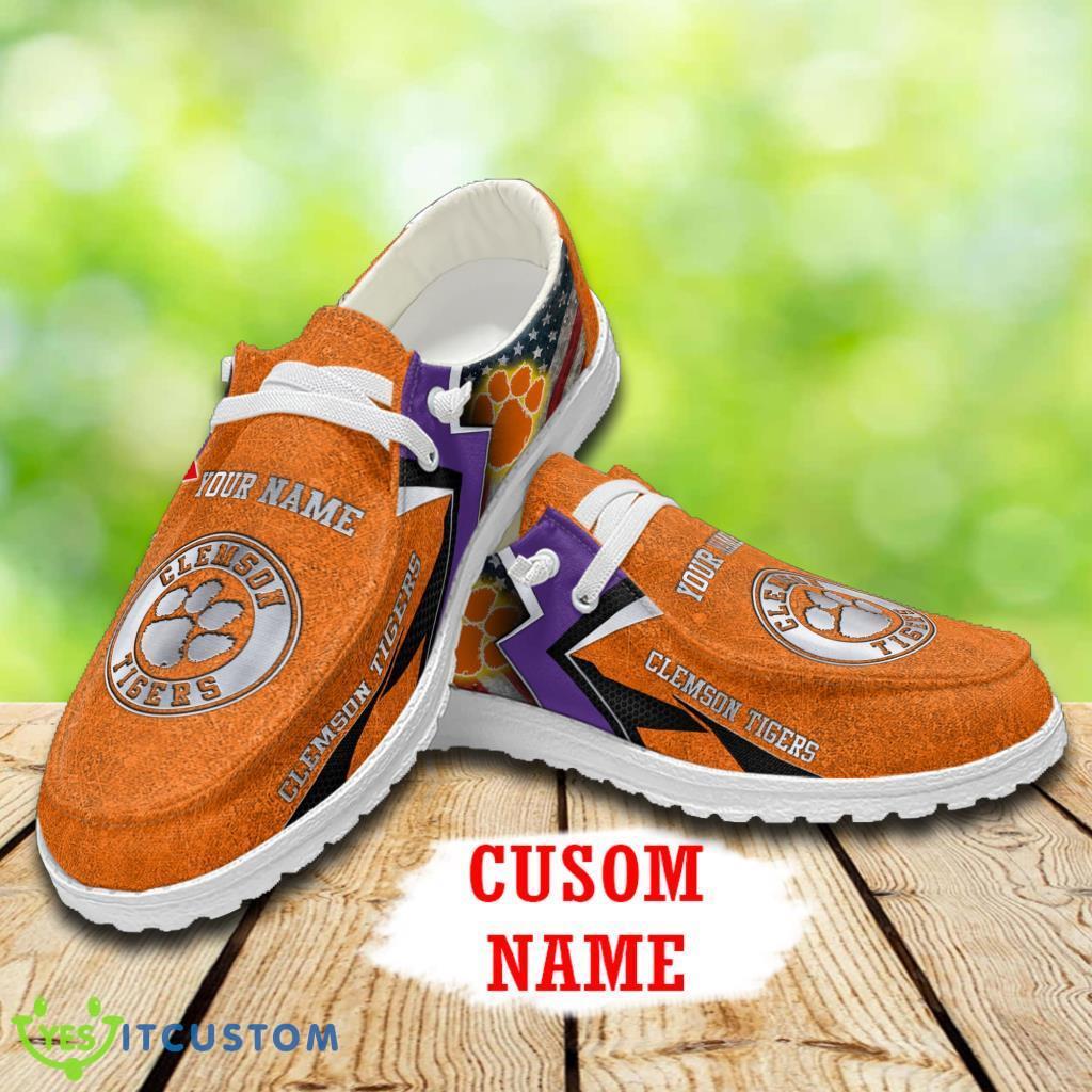 Custom Name Clemson Tigers Dude Loafer Shoes 3 Custom Name Clemson Tigers Dude Loafer Shoes Product Photo 1