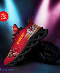 Custom Name Kansas City Chiefs Custom Max Soul Sneakers For Men Women - Kansas City Chiefs Custom Max Soul Sneakers Running Sports Shoes_1