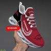 Custom Name NCAA Arkansas Razorbacks Personalized Sneakers Max Soul Shoes Product Photo 1