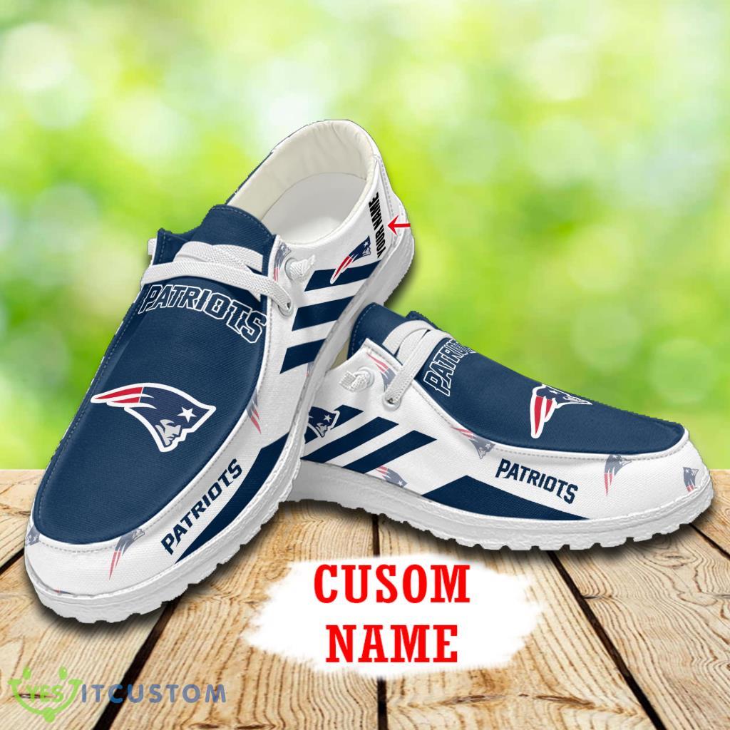 Custom Name New England Patriots Dude Loafer Shoes 3 Custom Name New England Patriots Dude Loafer Shoes Product Photo 1