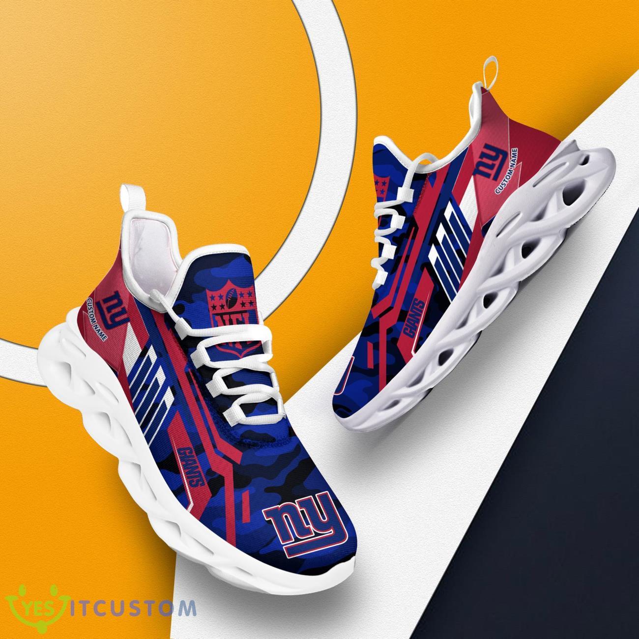 Custom Name New York Giants CAMO Max Soul Shoes Gift For Father's Day 5 Custom Name New York Giants CAMO Max Soul Shoes Gift For Father's Day Product Photo 5