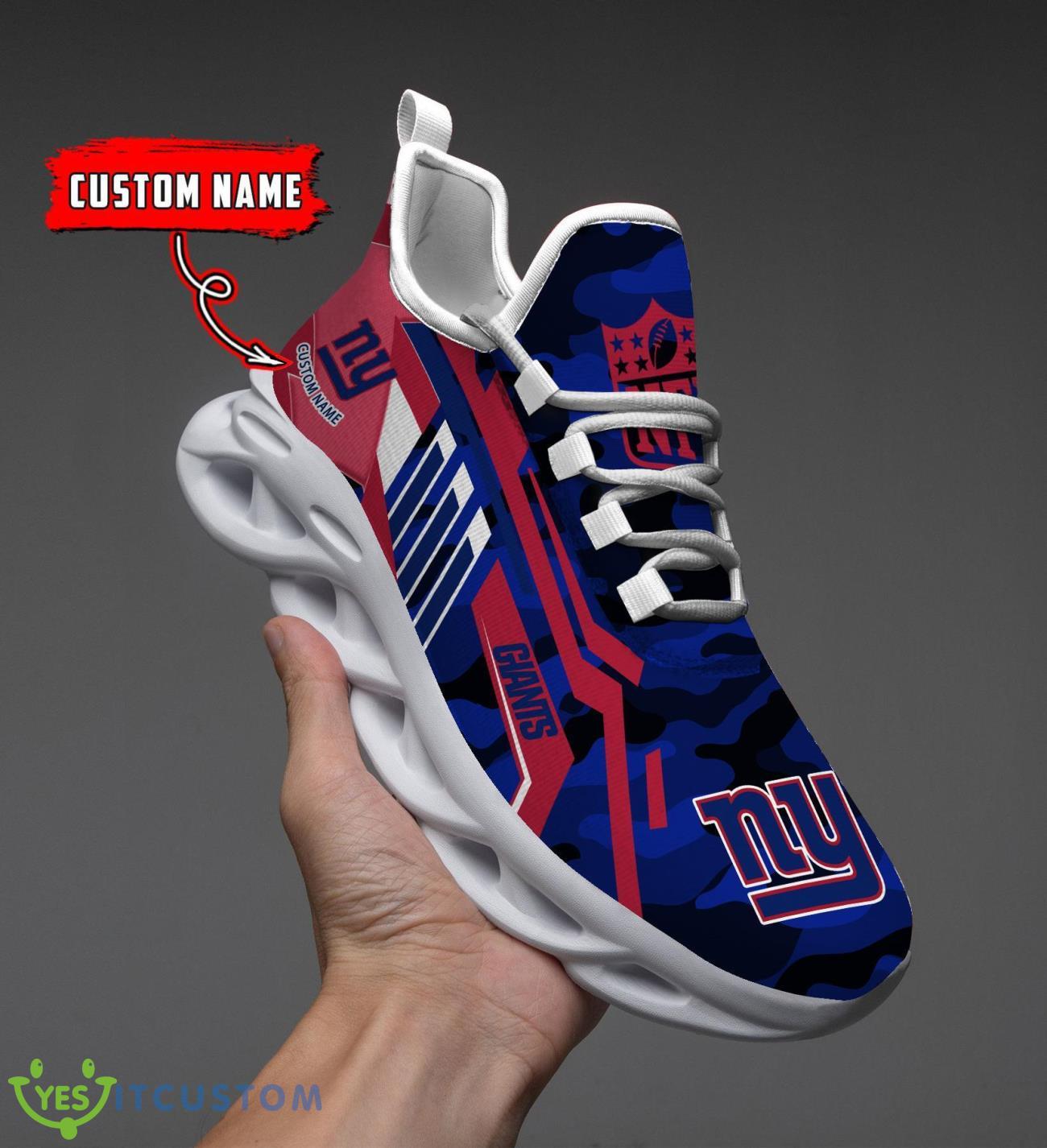 Custom Name New York Giants CAMO Max Soul Shoes Gift For Father's Day 11 custom name new york giants camo max soul shoes gift for fathers day