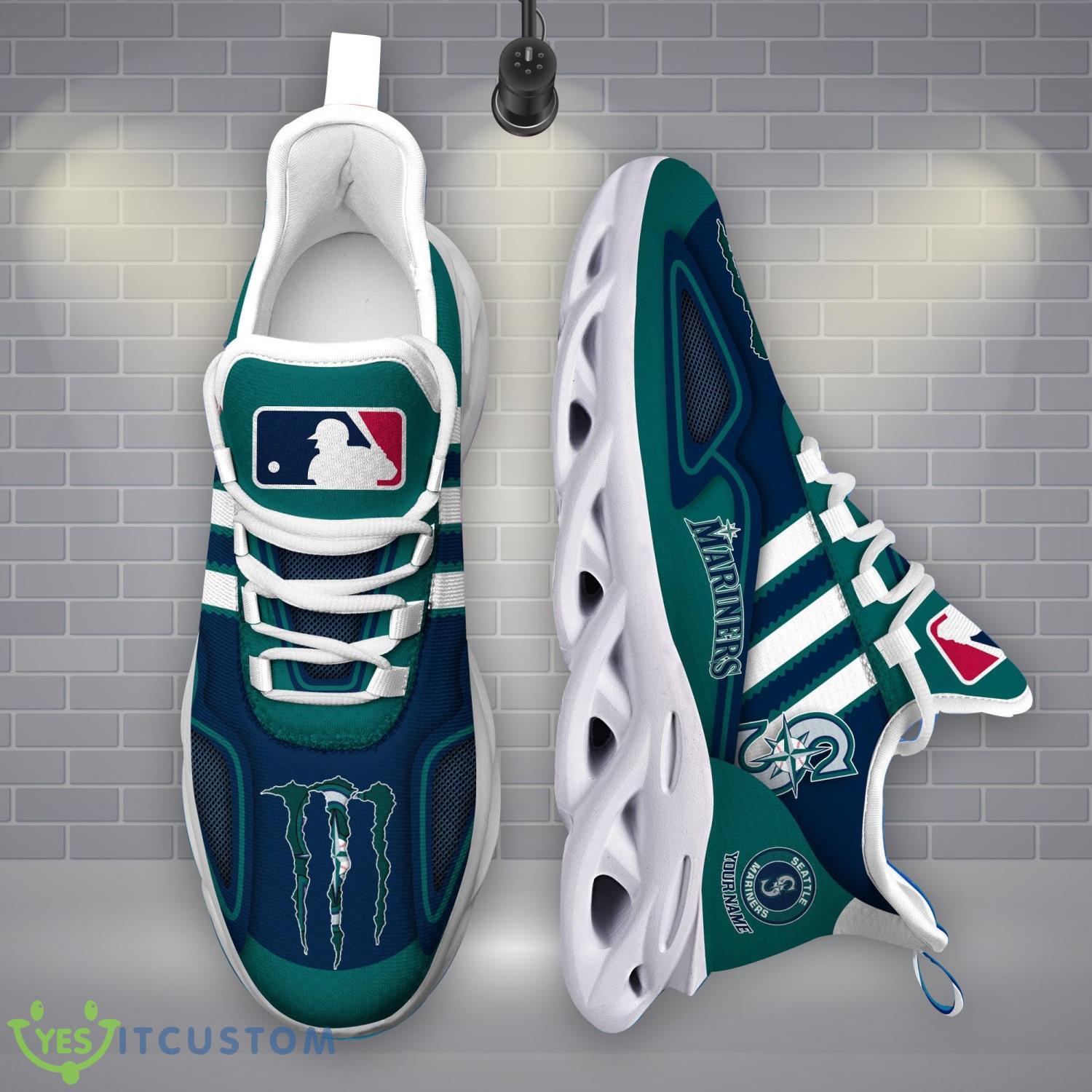 Custom Name Seattle Mariners Personalized Sneakers Max Soul Shoes Trendy Shoes 5 Custom Name Seattle Mariners Personalized Sneakers Max Soul Shoes Trendy Shoes Product Photo 5