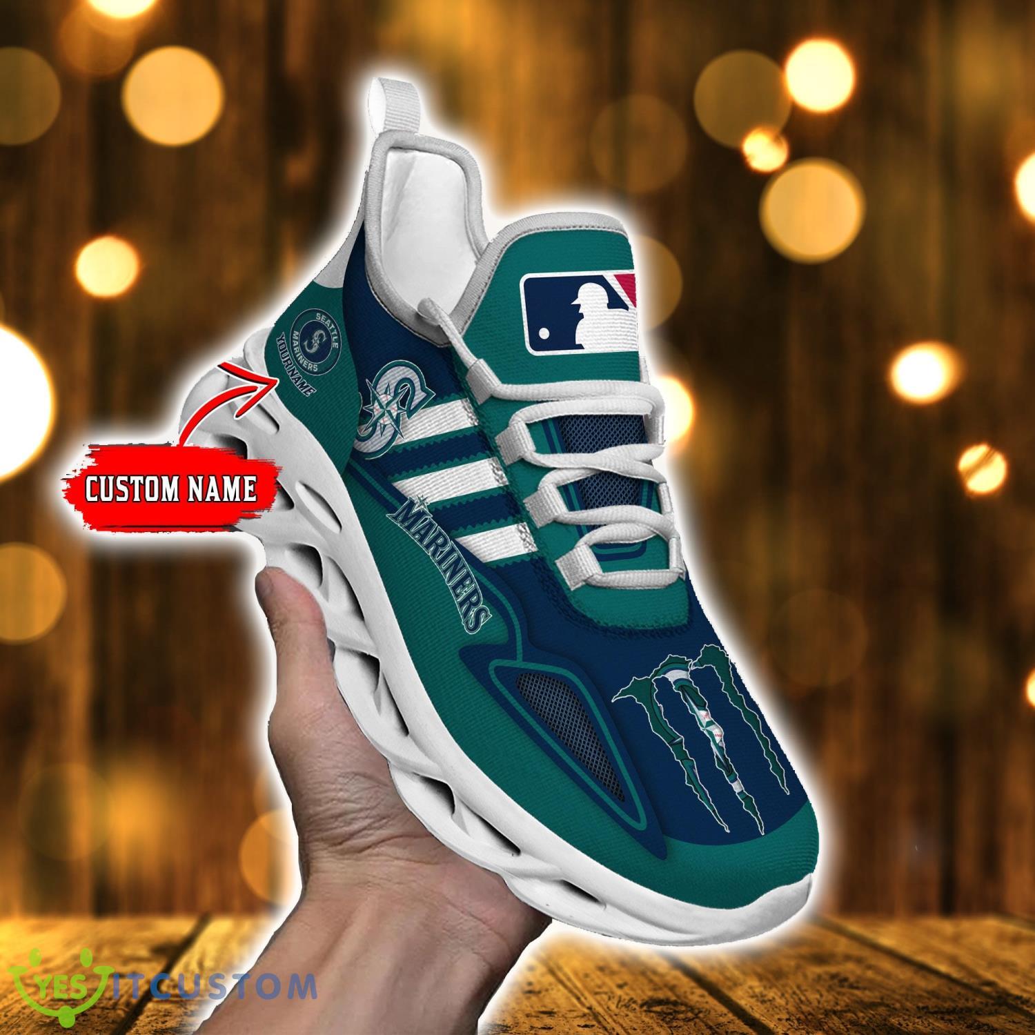 Custom Name Seattle Mariners Personalized Sneakers Max Soul Shoes Trendy Shoes 11 Custom Name Seattle Mariners Personalized Sneakers Max Soul Shoes Trendy Shoes Product Photo 1