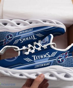 Custom Name Tennessee Titans Custom Max Soul Sneakers For Men Women Football Fanfootball Fan - Tennessee Titans Custom Max Soul Sneakers Running Sports Shoes_1
