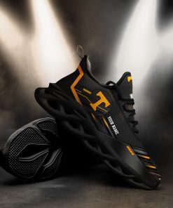 Custom Name Tennessee Volunteers Team Black Creative Sports Sneakers Ideas For Men And Women Gift Max Soul Shoes - 211223-162558