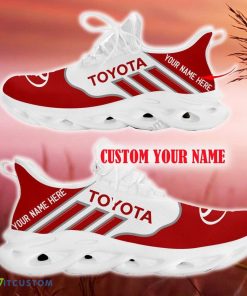 Custom Name Toyota Red Car Logo Max Soul Sneakers For Fans Team Running Shoes Gift Men And Women - Toyota Max Soul Shoes New Car_13