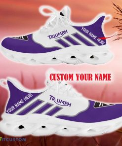 Custom Name Triumph Purple Car Logo Max Soul Sneakers For Fans Team Running Shoes Gift Men And Women - Triumph Max Soul Shoes New Car_20
