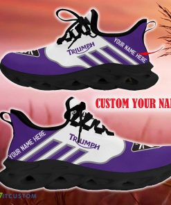 Custom Name Triumph Purple Car Logo Max Soul Sneakers For Fans Team Running Shoes Gift Men And Women - Triumph Max Soul Shoes New Car_10