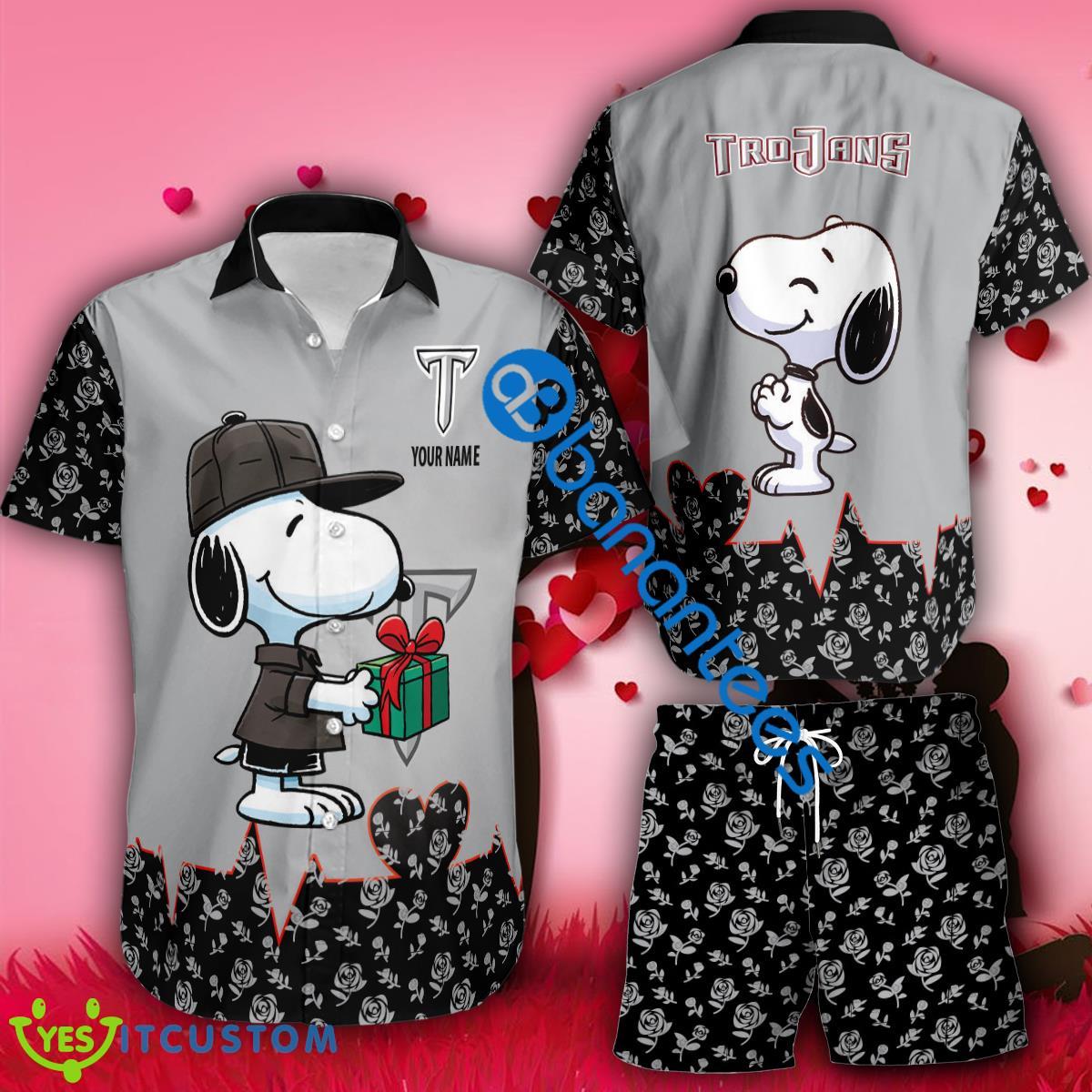 Custom Name Troy Trojans Snoopy Valentine Hawaiian Shirt And Short Set Gift Beach 2 Custom Name Troy Trojans Snoopy Valentine Hawaiian Shirt And Short Set Gift Beach - Custom Name Troy Trojans Snoopy Valentine Hawaiian Shirt And Short Set Gift Beach