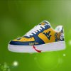 Custom Name West Virginia Mountaineers Mascot NCAA Air Force 1 Shoes Gift Ideas Fans - West Virginia Mountaineers Mascot NCAA Custom Name Air Force 1 Shoes_1