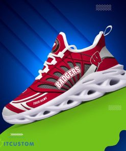Custom Name Wisconsin Badgers Custom Name Max Soul Shoes Fans Gift Product Photo 3