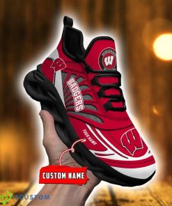 Custom Name Wisconsin Badgers Custom Name Max Soul Shoes Fans Gift Product Photo 4
