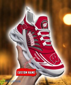 Custom Name Wisconsin Badgers Custom Name Max Soul Shoes Fans Gift Product Photo 5