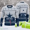 Dallas Cowboys Knitted Sweater Tree Custom Name For Fans Gift Ugly Christmas - Dallas Cowboys Knitted Sweater Tree Custom Name For Fans Gift Ugly Christmas