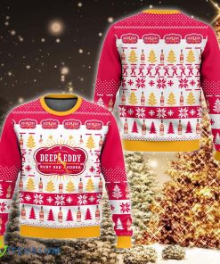 Deep Eddy Ruby Red vodka New Ugly Xmas Sweater Gift For Fans - Deep Eddy Ruby Red vodka Ugly Christmas Sweater For Men And Women Photo 1