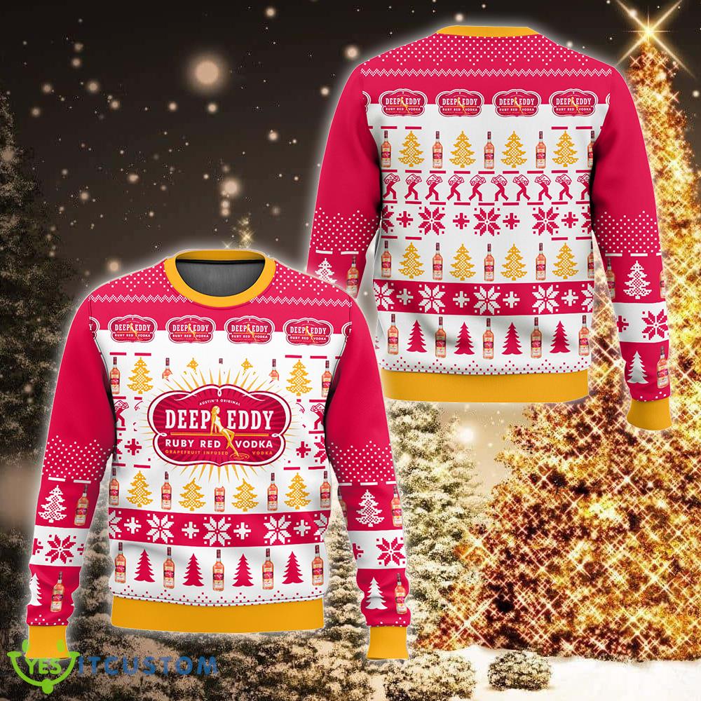 Deep Eddy Ruby Red vodka New Ugly Xmas Sweater Gift For Fans 5 Deep Eddy Ruby Red vodka New Ugly Xmas Sweater Gift For Fans - Deep Eddy Ruby Red vodka Ugly Christmas Sweater For Men And Women Photo 1