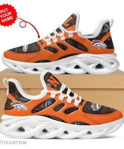 Denver Broncos Custom Name Max Soul Sneakers For Men Women - Denver Broncos Max Soul Sneakers Running Sports Shoes_2