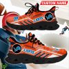 Detroit Lions NFL Logo Running Sneakers Camo Orange Max Soul Shoes Personalized - Detroit Lions NFL Logo Chunky Sneakers Camo Max Soul Shoes Personalized Photo 10