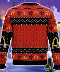 Fast Food McDonald’s All Over Printed Ugly Christmas Sweater 2023 Christmas Gift Ideas Holiday Gift Product Photo 2