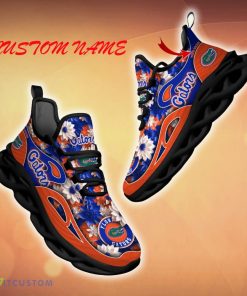 Florida Gators Clunky Sneakers Custom Name 3D Flowers Gift For Men And Women Fans Max Soul Sneakers - Florida Gators Clunky Sneakers Custom Name_1